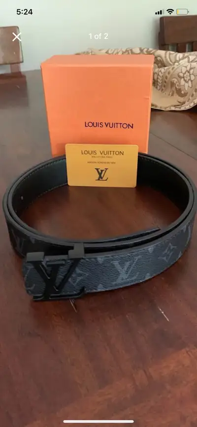 LV belt brand new. Box & card included.