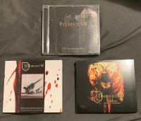 Lot Of 3 CD’s Diabolicum Industrial Black Metal Sweden *RARE*