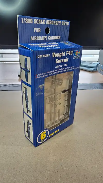 Vought F4U Corsair by Trumpeter- 1:350 Scale for Ship Deck Displ, View more