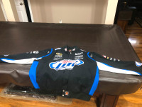 Brand new NASCAR Kurt Busch Miller Lite Jacket
