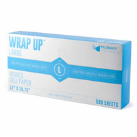 NEW Wrap Up Waxed Deli Paper Box Large 12" x 10.75"