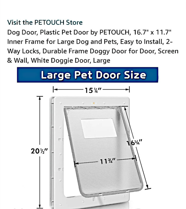 Pet Door Large in Accessories in London - Image 3