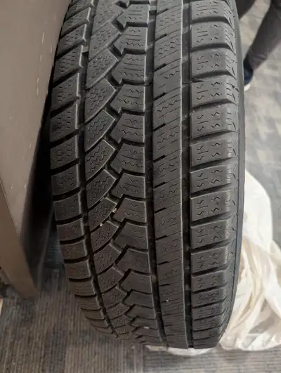 Four Minerva MR W562 235/65/17 winter tires for sale with lots of life left on the tires, mounted on...