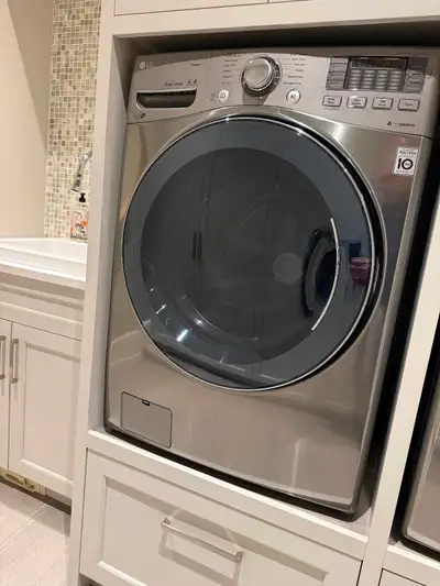 LG 4.3 cu ft front load steam washer, View more
