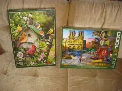 3 CASSE-TÊTES - 1000 PIÈCES - EUROGRAPHICS PUZZLE, View more