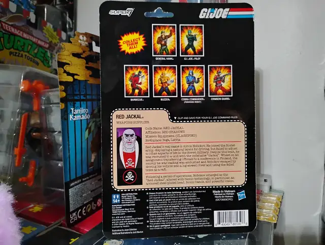 Figurine ReAction G.I. JOE - RED JACKAL 3.75" Action Figure in Toys & Games in City of Montréal - Image 3