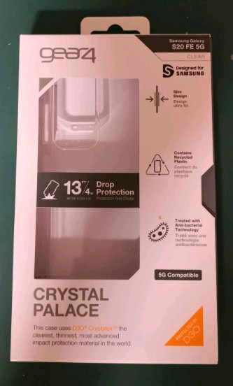 Gear4 Crystal Palace - Clear cover for Samsung Galaxy S20 FE 5G in Cell Phone Accessories in Calgary - Image 3