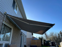  Retractable patio awning 