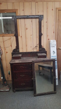 Antique dressers and tables 