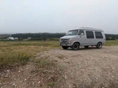 DIY converted 1987 Chevy G20 with 214,500 km, runs great, and is ready to go. Clean, functional buil...