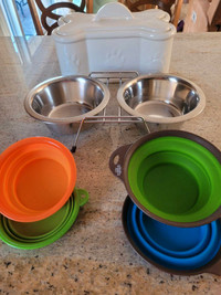 Pet dishes and ceramic food storage