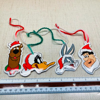 1997 Vintage Cartoon Christmas Tree Ornaments