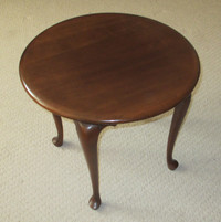 Good Condition Gibbard Brand Solid Cherry Side Table