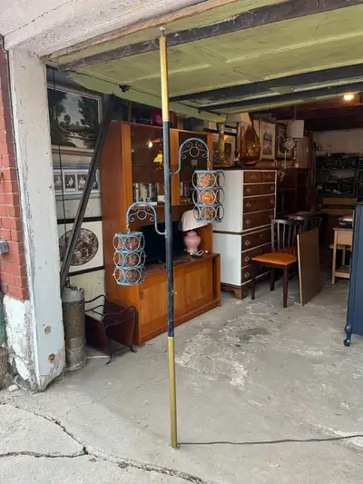 Mid Century Tension Pole Lamp (See All Pictures), View more