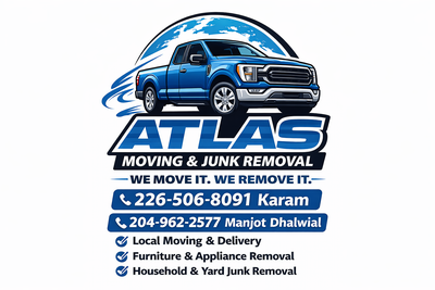 Atlas Moving & Junk Removal We provide fast, reliable, and affordable moving and junk removal servic...