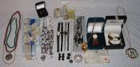 Fashion Jewelry Sarah Coventry Avon Collectible Watch 27PC Mixed