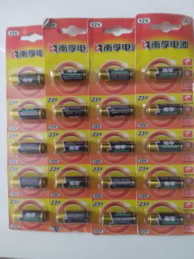 4 × 5 20 23A 12V batteries. Brand new