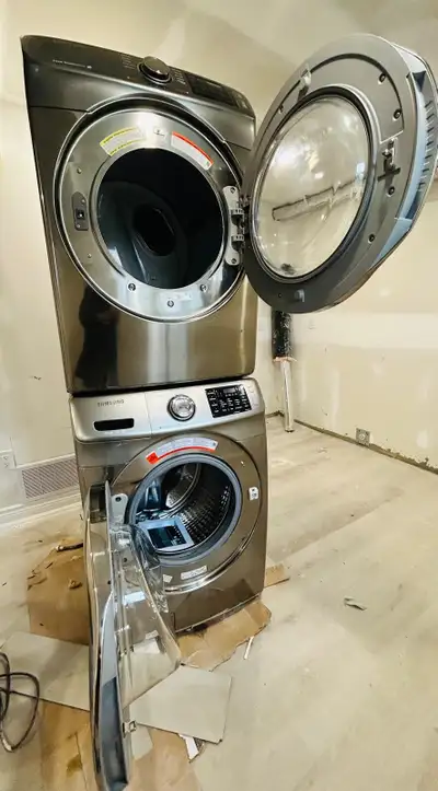Samsung Stackable Washer and dryer-frontload, View more