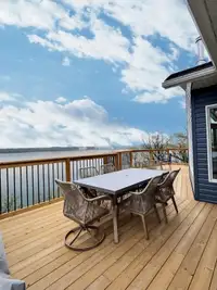 New lake front cabin