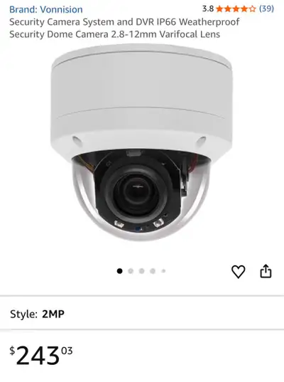 Vonnision Security Camera, View more