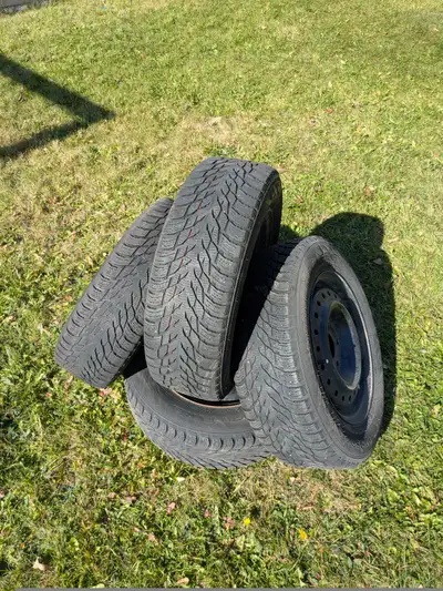 For Sale: $400 Set of 4 Nokian Winter Tires Size – 195/65r/15/91R Brand - Nokian Hakkapelitta R3s Tr...