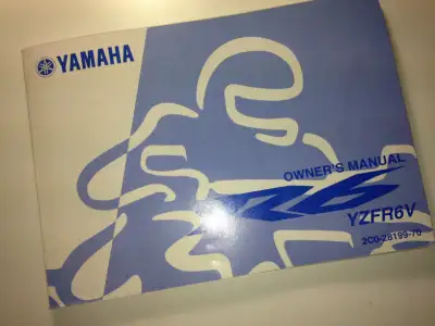 YAMAHA R6 OWNERS MANUAL BOOK 2003 2004 2005 2006 R6S ORIGINAL FROM 2005 BOOK $25 PICK UP IN PICKERIN...