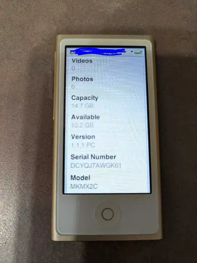 Apple iPod Nano 7th Gen 16GB Gold, View more