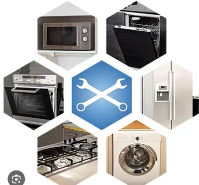 Washer dryer stove fridge , View more
