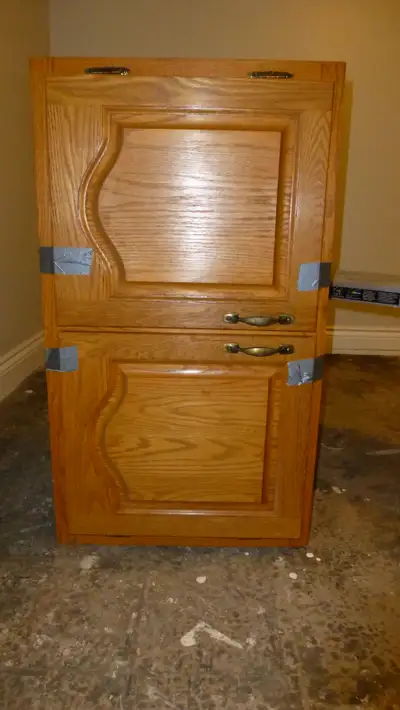 Free Solid Oak Cabinets, View more