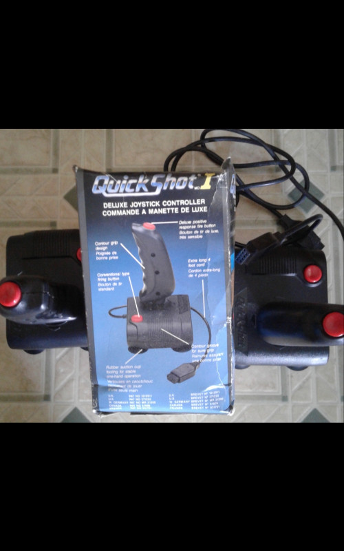 In box - 2 - Quickshot joystick controllers for Atari 2600 in Older Generation in Cape Breton