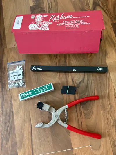 Ketchum Ear Tattooer Kit - Model 201R, View more
