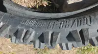 Used motorbike tyres 