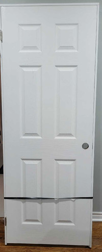 6 Panel Prehung Door : door with frame
