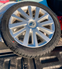 4 VW Rims with Summer Tires, almost new