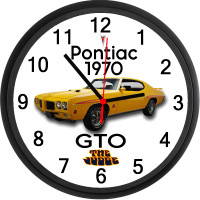 1970 Pontiac GTO Judge Custom Wall Clock - Brand New - Classic