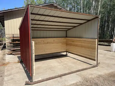 Cow horse donkey shelter, View more