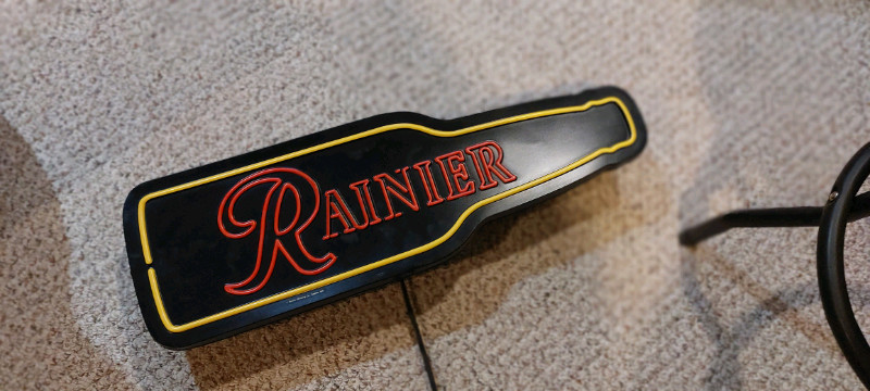 RAINIER beer sign , used for sale  