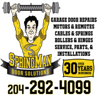 Garage Door Broken? We Work in ALL WEATHER! Call 204-292-4099