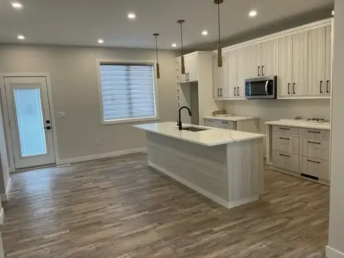 Be the first to live in a new duplex open concept custom cabinetry quartz counters must see walking...