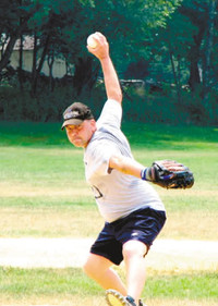 Ortho/Modified softball pitcher