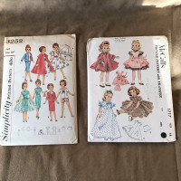 Vintage Doll Clothes Patterns 