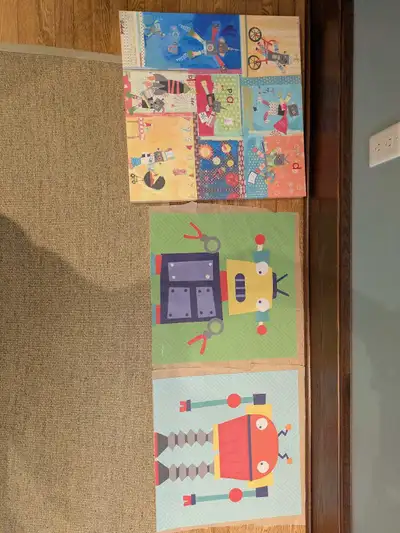 Robot wall art - great for kids room, View more