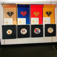 2014 SUPERMAN COMPLETE SET GOLD AND SILVER 