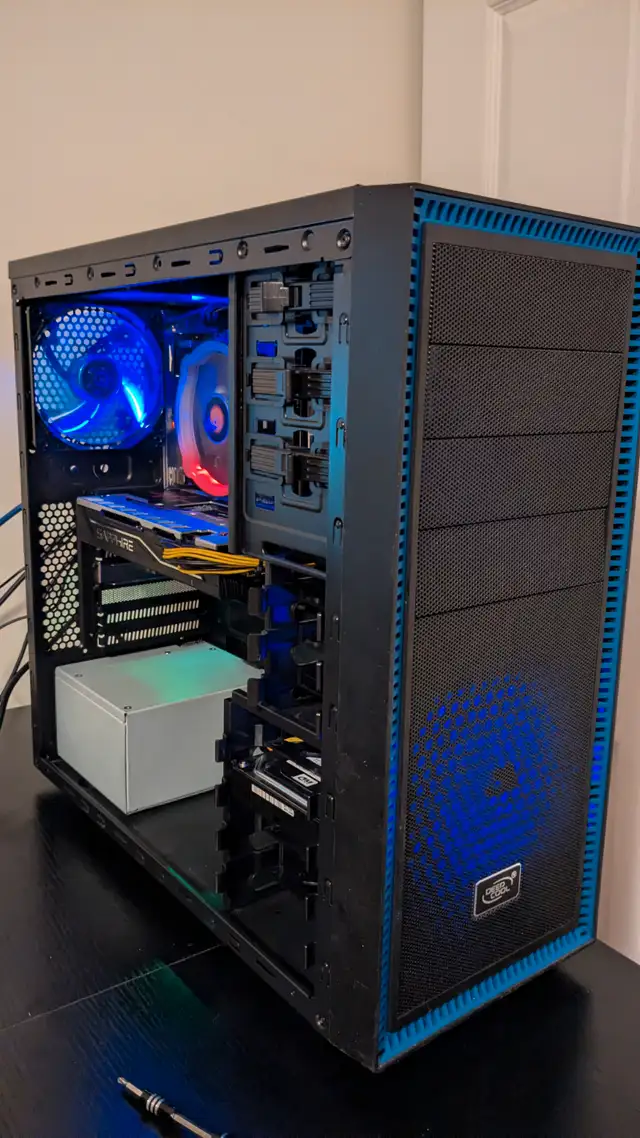 Gaming PC i5-8400/32Gb/RX580 8Gb/SSD 120Gb/HDD 1Tb/WiFi/BT in Desktop Computers in City of Toronto - Image 3