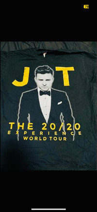 Justin Timberlake and Usher shirts and gifts!