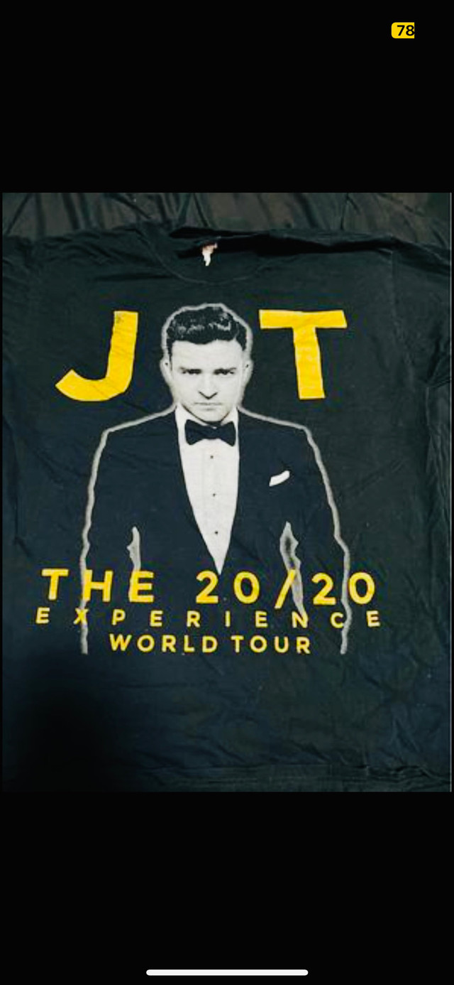 Justin Timberlake and Usher shirts and gifts! in Men's in Mississauga / Peel Region