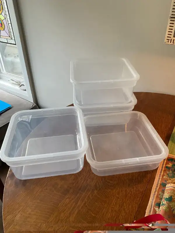 Containers - Clear (6) Various Sizes in Storage & Organization in Hamilton - Image 6