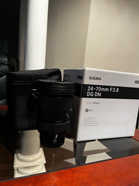 Sigma Art 24-70 f2.8 E Mount Lens 