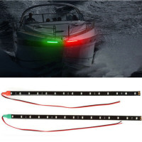 12" LED Strip Lights Red & Green For Bow Boat Marine, Waterproof