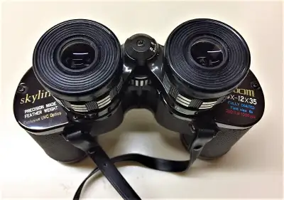 SKYLINE - PRECISION MADE FEATHER WEIGHT - EXCLUSIVE UVC OPTICS - ZOOM 6X-12X35 - FULLY COATED - FIEL...